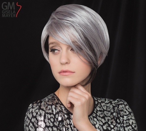 Wigs, synthetic hair, short, straight, lace front, wefted