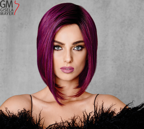 Wigs with purple highlights deals